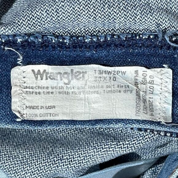 36w USA‎ Vintage Wrangler Cutoffs - Picture 5 of 9